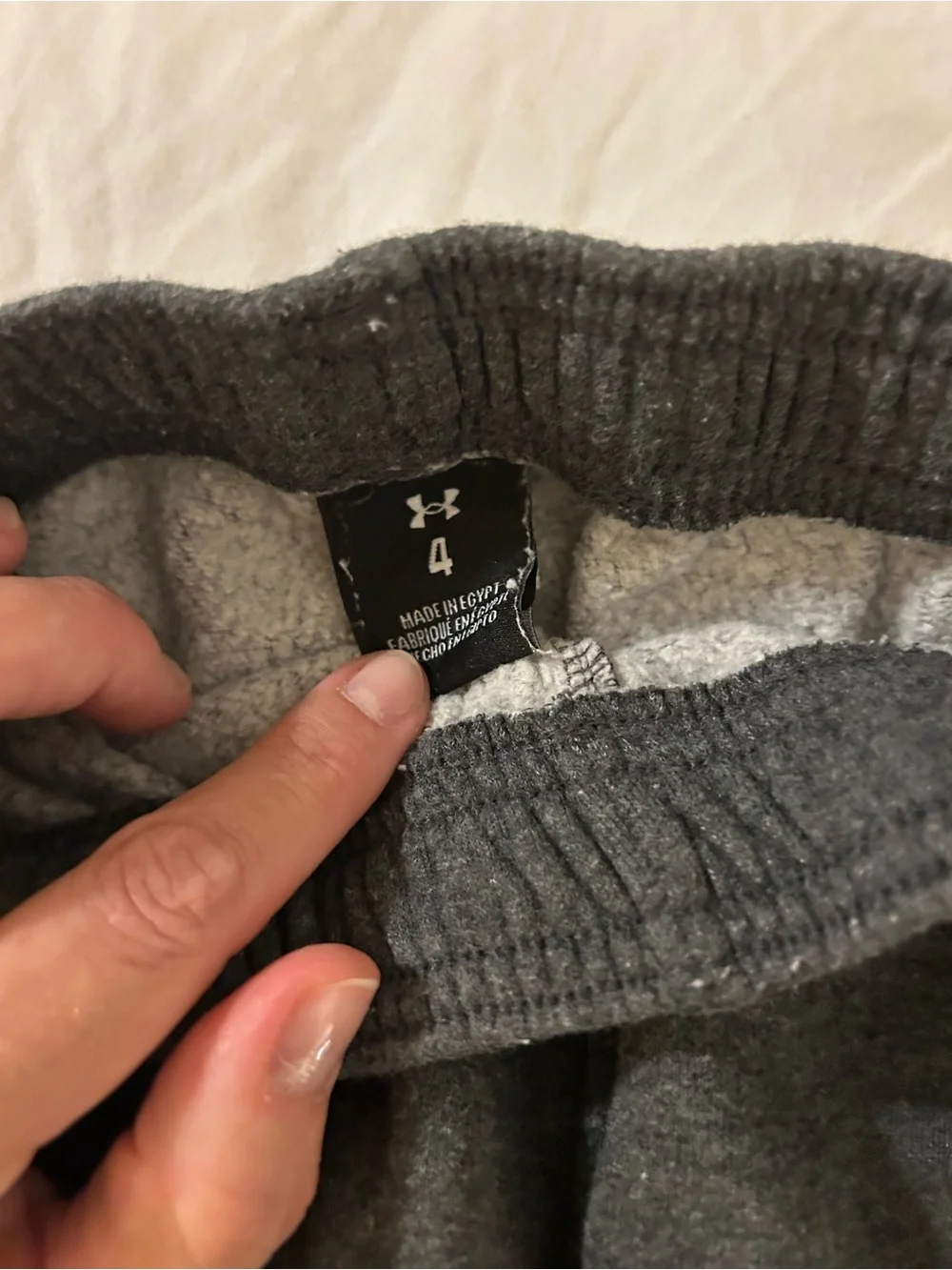 Under Armour Boys Gray & Charcoal Hooded Sweatshirt and Joggers Set